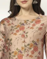 Women Floral Print Straight Kurta - Image 2